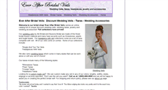 Desktop Screenshot of everafterbridalveils.com